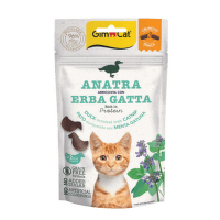 Gardums kaķiem – GimCat Crunchy Snacks, Duck and Catnip, 50 g