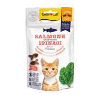 Gardums kaķiem – GimCat Crunchy Snacks, Salmon and Spinach, 50 g