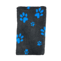 Матрас для собак – Vet Bed, Anthracite with Blue Paws, 100 х 75 см
