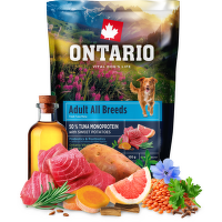 Vzorek - Ontario Adult All Breeds Monoprotein Tuna & Sweet Potatoes 100g