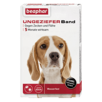 Ошейник против блох и клещей для собак – Beaphar, Ungezieferband For Dog, 65 см, (красный)