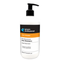 Шампунь для собак – Groom Professional, 2 In 1 Protein Shampoo, 350 мл
