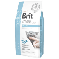 Veterinārā barība kaķiem – Brit Veterinary Diet, Cat Obesity, 5 kg