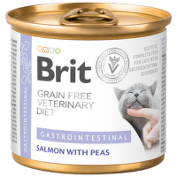 Veterinārie konservi kaķiem – Brit Veterinary Diet, Cat Gastrointestinal, 200 g