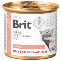 Veterinārie konservi kaķiem – Brit Veterinary Diet, Cat Renal, 200 g
