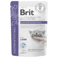 Veterinārie konservi kaķiem – Brit Veterinary Diet, Cat Pouch Gastrointestinal, 85 g