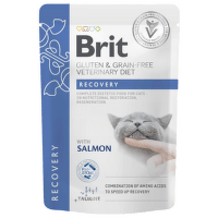 Ветеринарные консервы для кошек – Brit Veterinary Diet, Cat Pouch Recovery, 85 г