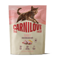 Корм для кошек – CARNILOVE TRUE FRESH Cat Dry Sterilised Adult All Breeds Turkey 400 г