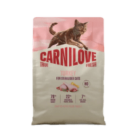 Корм для кошек – CARNILOVE TRUE FRESH Cat Dry Sterilised Adult All Breeds Turkey 2 кг
