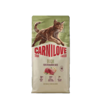 Barība kaķiem – CARNILOVE TRUE FRESH Cat Dry Sterilised Adult All Breeds Duck 400 g
