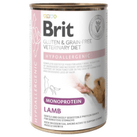 Ветеринарные консервы для собак – Brit Veterinary Diet, Dog Hypoallergenic Monoprotein Lamb, 400 г