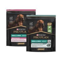 Корм для собак – Pro Plan Small and Mini Adult, Sensitive Skin, 700 г + Sensitive Digestion, 700 г