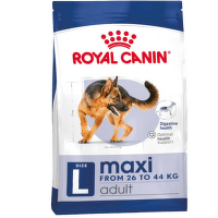 Barī­ba suņiem – Royal Canin Maxi adult, 15+3 kg dāvanā
