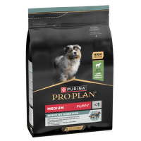 Barība kucēniem – Pro Plan Medium Puppy Sensitive Digestion Lamb, 3 kg