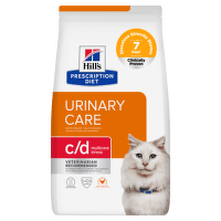 Veterinārā barība kaķiem – Hill's c/d Urinary Stress, 1,5 kg