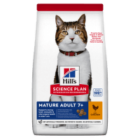 Barība kaķiem – Hill's Adult Mature 7+ Chicken, 300 g