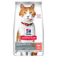Barība kaķiem – Hill's Sterilised Cat, Salmon, 3 kg