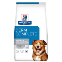 Veterinārā barība suņiem – Hill's Derm Complete Skin Care and Food Sensitivities, 1,5 kg