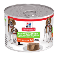 Konservi kucēniem – Hill's Puppy and Mother, Chicken, 200 g