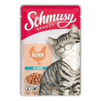 Консервы для кошек - Schmusy Ragout, Chicken in sauce, 100 г