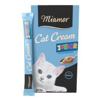 Gardums kaķēniem – Miamor Junior Cream, 6 x 15 g