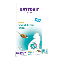 Papildbarība kaķiem – Kattovit Special Cream Gastro with Chicken, 6 x 15 g