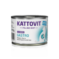 Ветеринарные консервы для кошек – Kattovit Can Gastro Ente, 185 г