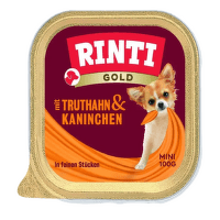 Консервы для собак – Rinti Gold Mini Turkey and Rabbit, 100 г