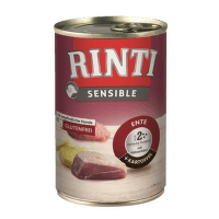 Konservi suņiem – Rinti Sensible Duck, Chicken Liver and Potato, 400 g