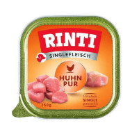 Konservi suņiem – Rinti Singlefleisch Chicken Pur, 150 g