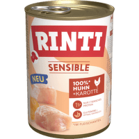 Konservi suņiem – Rinti Sensible Chicken and Carrots 400 g