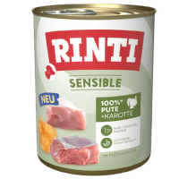 Konservi suņiem – Rinti Sensible Turkey and Carrots 800 g