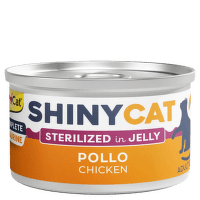 Konservi kaķiem – GimCat ShinyCat Jelly, Sterilized, Chicken, 70 g