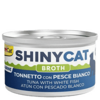 Консервы для кошек – GimCat ShinyCat, Tuna with White Fish, 70 г