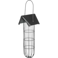 Barotava āra  putniem – TRIXIE Fat ball feeder with roof, 11*25*10 cm, black