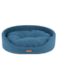 Лежанка для собак – AmiPlay Oval bedding Montana S, 46 x 38 x 13 см, blue