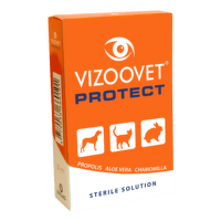 Глазные капли для животных - Vizoovet Protect sol, 10 х 0,6 мл