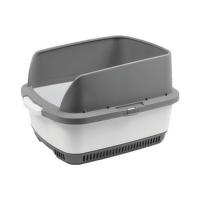 Tualete kaķiem – Noba Cateco Litter Box Complete kit, Grey