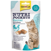 Лакомство для кошек – GimCat Nutri Pockets Dental, 60 г