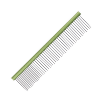 Ķemme suņiem – Groom Professional Spectrum Aluminium Comb 80/20, Lime-Green, 19 cm