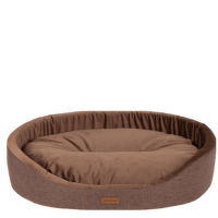 Guļvieta suņiem – AmiPlay Oval bedding Siena M, 54 x 44 x 14 cm, brown