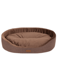 Лежанка для собак – AmiPlay Oval bedding Siena L, 58 x 50 x 15 см, brown