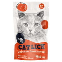 Gardums kaķiem – Kitty Joy Catlick Chicken flavor cream, 60 g