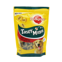 Gardums suņiem – Pedigree Tasty Minis, Beef and Poultry, 155 g