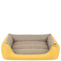 Guļvieta suņiem – AmiPlay Sofa ZipClean 4 in 1 Morgan M, 68 x 56 x 18 cm, yellow