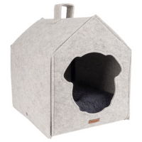 Mājiņa suņiem – AmiPlay Dog House Quick Press 2 in 1 Hyge, 33 x 42 x 42 cm, beige