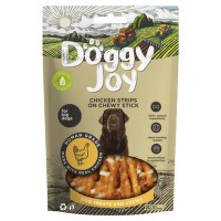 Gardums suņiem – Doggy Joy Chicken Strips on Chewy Stick, 90 g