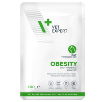 Veterinārie konservi kaķiem – VetExpert 4T VD OBESITY Pouch, 100 g