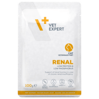 Veterinārie konservi kaķiem – VetExpert 4T VD RENAL Pouch, 100 g