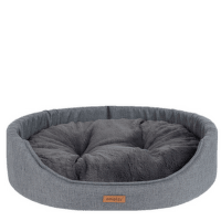 Guļvieta suņiem – AmiPlay Oval bedding Como, S 46 x 38 x 13 cm, graphite